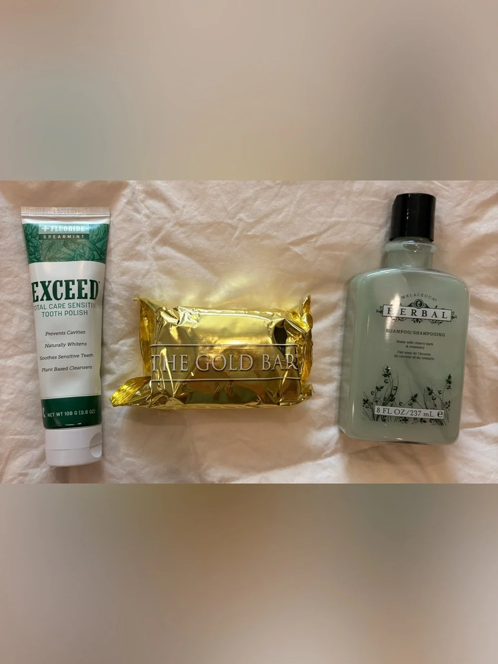 Melaleuca Personal Care Bundle Herbal Shampoo Gold Bar Exceed NEW